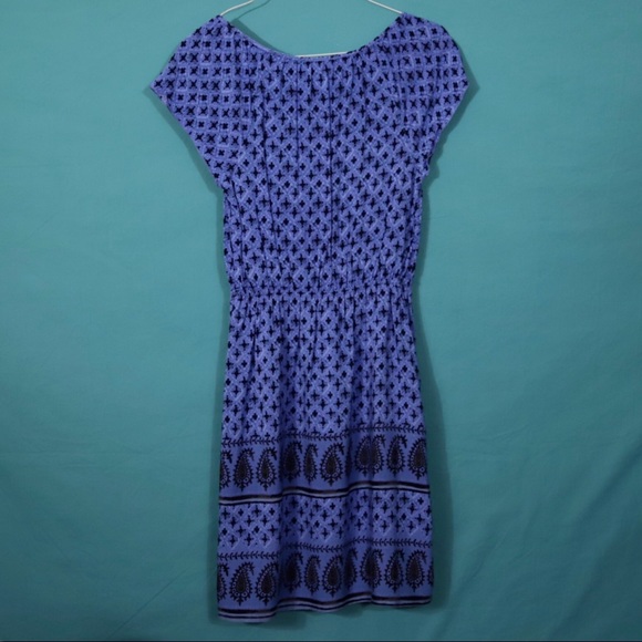 Old Navy Blue Patterned Dress, size XS - Picture 2 of 7
